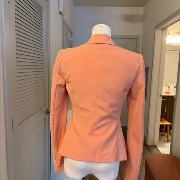 BCBG MAX AZRIA PEACH long sleeve blazer XXS - Picture 5 of 8